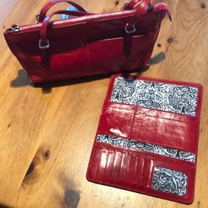 ❤️HOBO Double Handle Tote w/Matching Wallet❤️